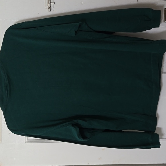 Vintage Disney Hunter Green Henley Sz Medium Pooh Tigger Piglet Eeyore Rabbit LS - Picture 4 of 8